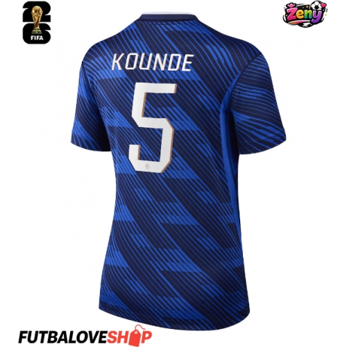 Dres Francúzsko Jules Kounde #5 Domáci pre Ženy MS 2026 Krátky Rukáv